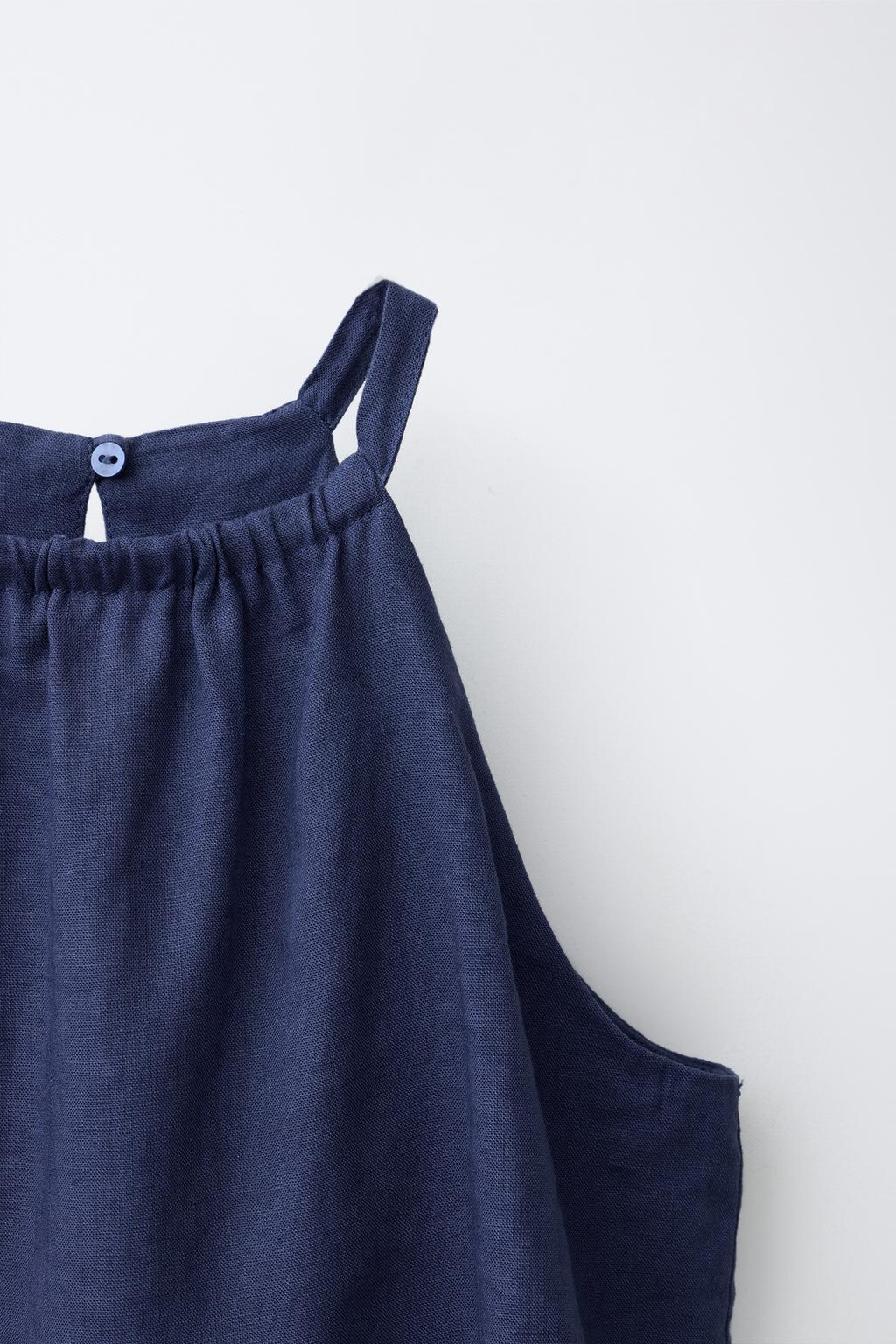 ДЛИННЫЙ КОМБИНЕЗОН ИЗ ЛЬНА