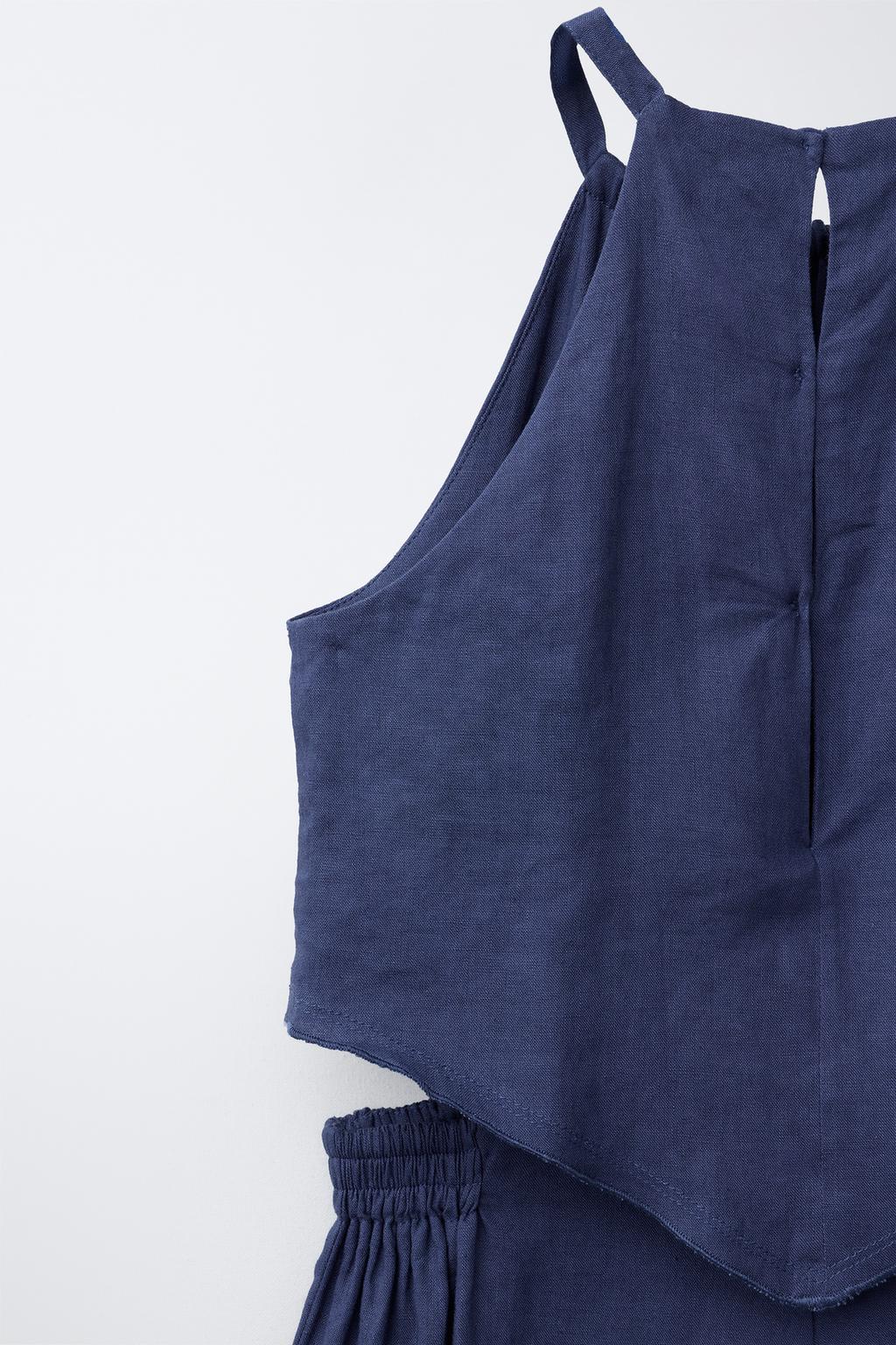 ДЛИННЫЙ КОМБИНЕЗОН ИЗ ЛЬНА