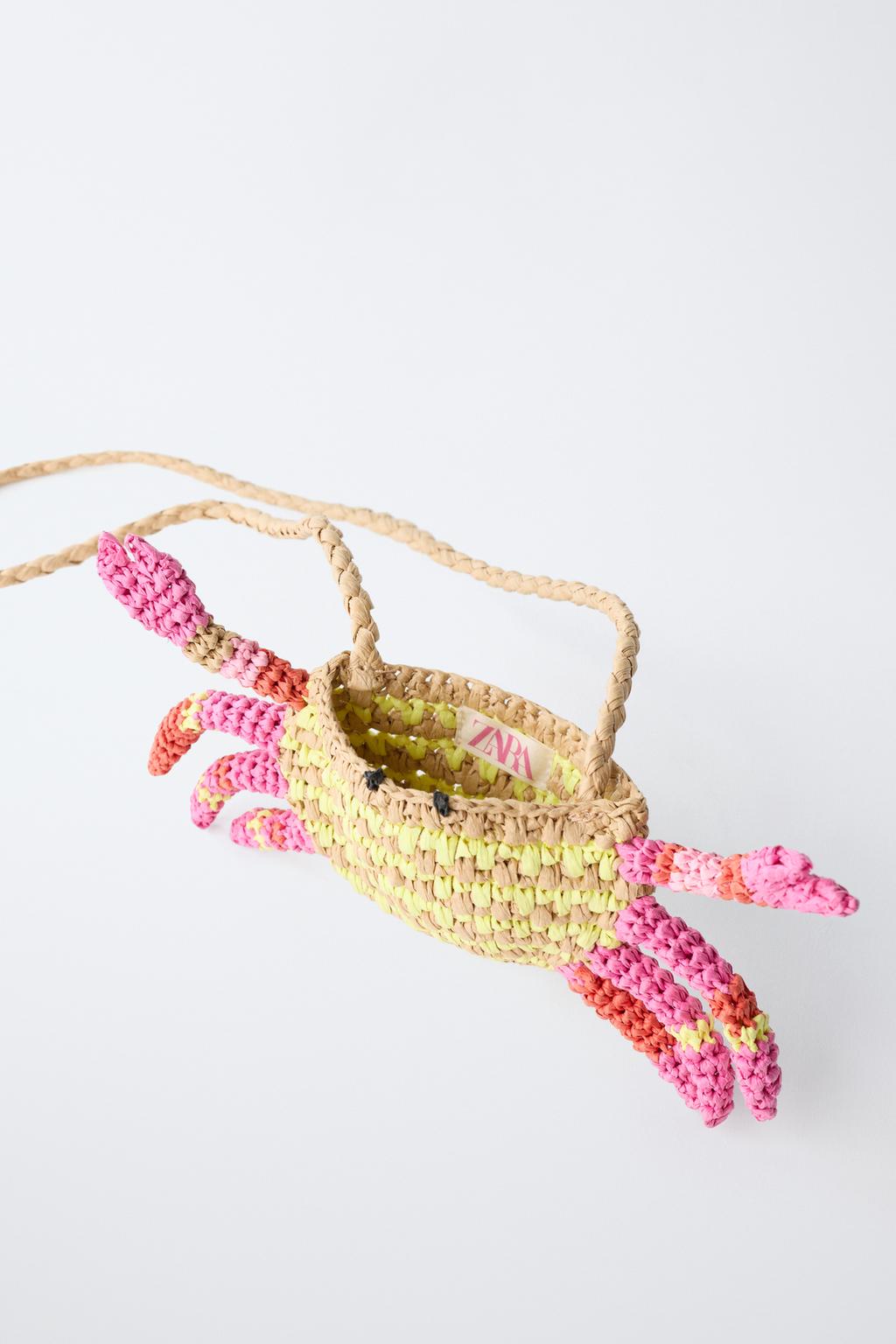 СУМКА-КРАБ ИЗ РАФИИ