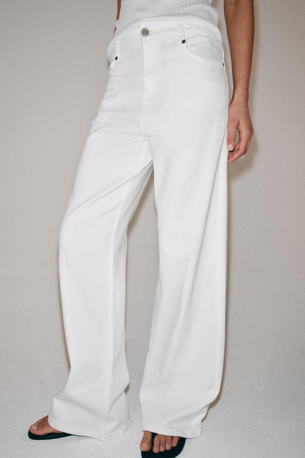 ДЖИНСЫ WIDE LEG С ВЫСОКОЙ ПОСАДКОЙ — ZW COLLECTION