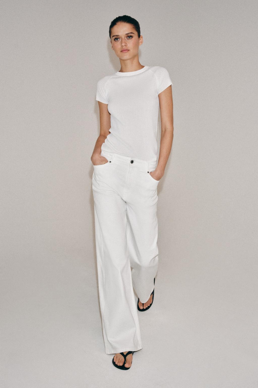 ДЖИНСЫ WIDE LEG С ВЫСОКОЙ ПОСАДКОЙ — ZW COLLECTION