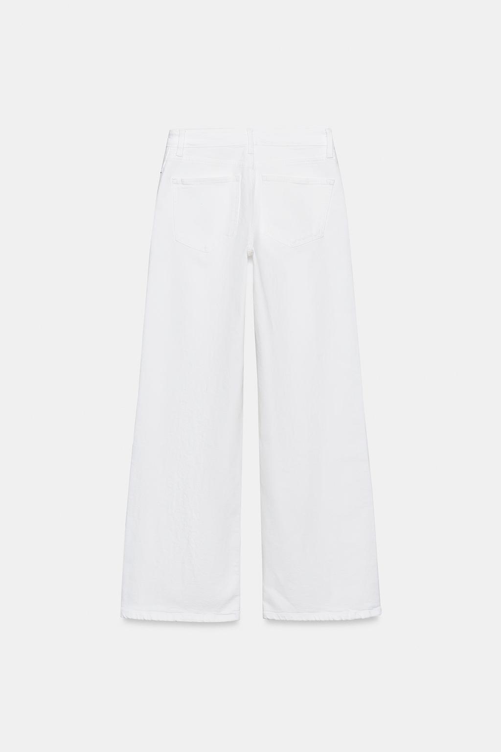 ДЖИНСЫ WIDE LEG С ВЫСОКОЙ ПОСАДКОЙ — ZW COLLECTION