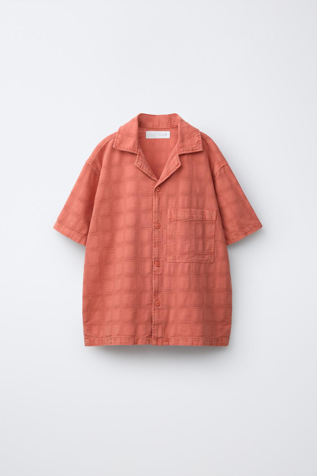 ТЕКСТУРНАЯ РУБАШКА В КЛЕТКУ