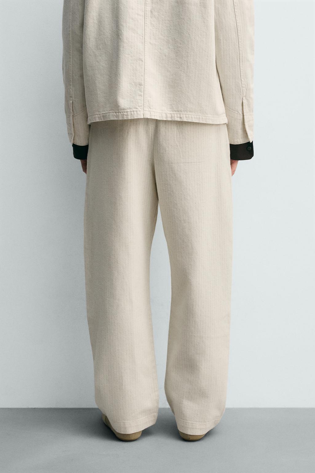 ЧИНЫ В ТОНКУЮ ПОЛОСКУ RELAXED FIT