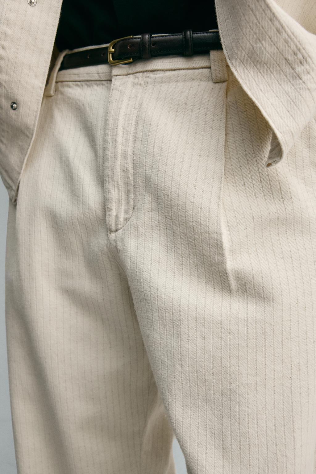 ЧИНЫ В ТОНКУЮ ПОЛОСКУ RELAXED FIT