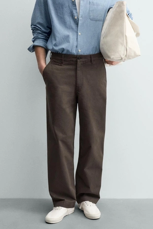 Брюки чинос Straight Fit- Заказать в России