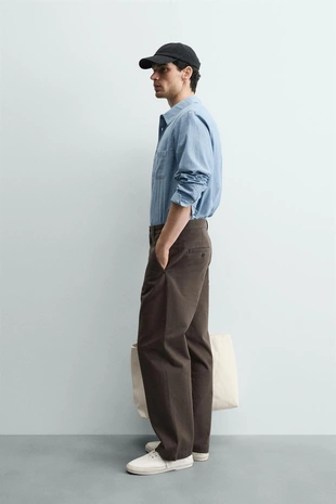 Брюки чинос Straight Fit- Заказать в России