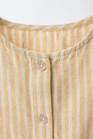 Комбинезон в полоску из хлопка и льна- Заказать в России