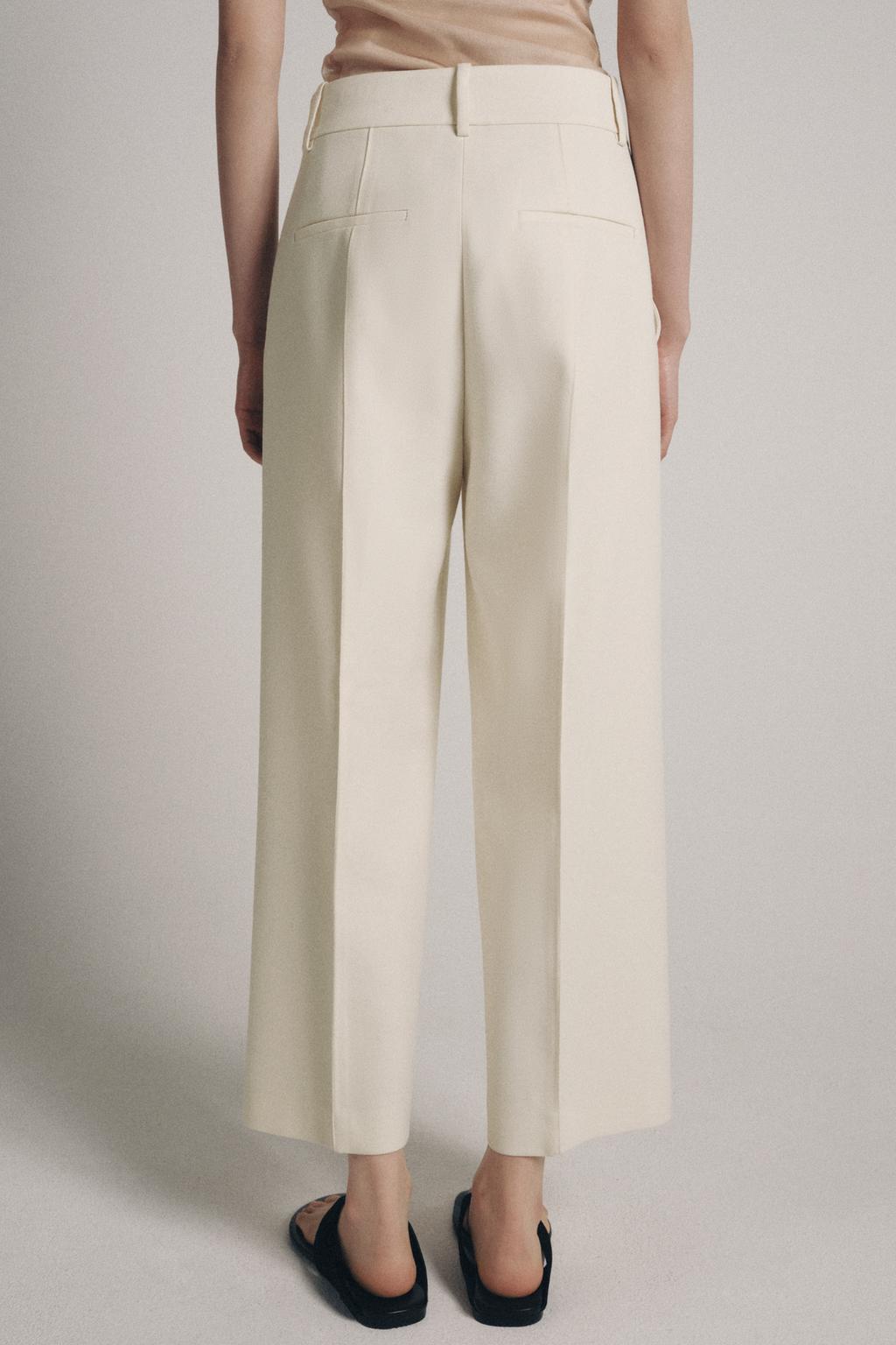 УКОРОЧЕННЫЕ БРЮКИ СО СТРЕЛКАМИ — ZW COLLECTION