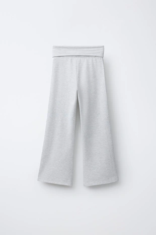 Расклешенные легинсы с лампасами