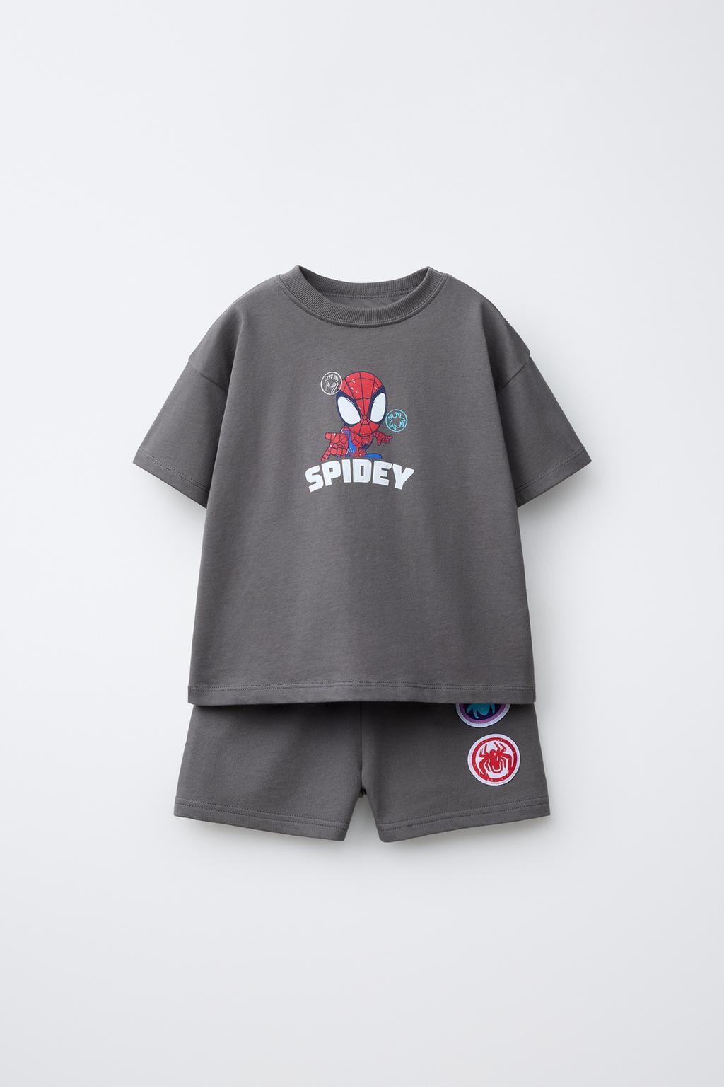 КОМПЛЕКТ ДЖОГГИНГ: ФУТБОЛКА И БЕРМУДЫ SPIDEY © MARVEL