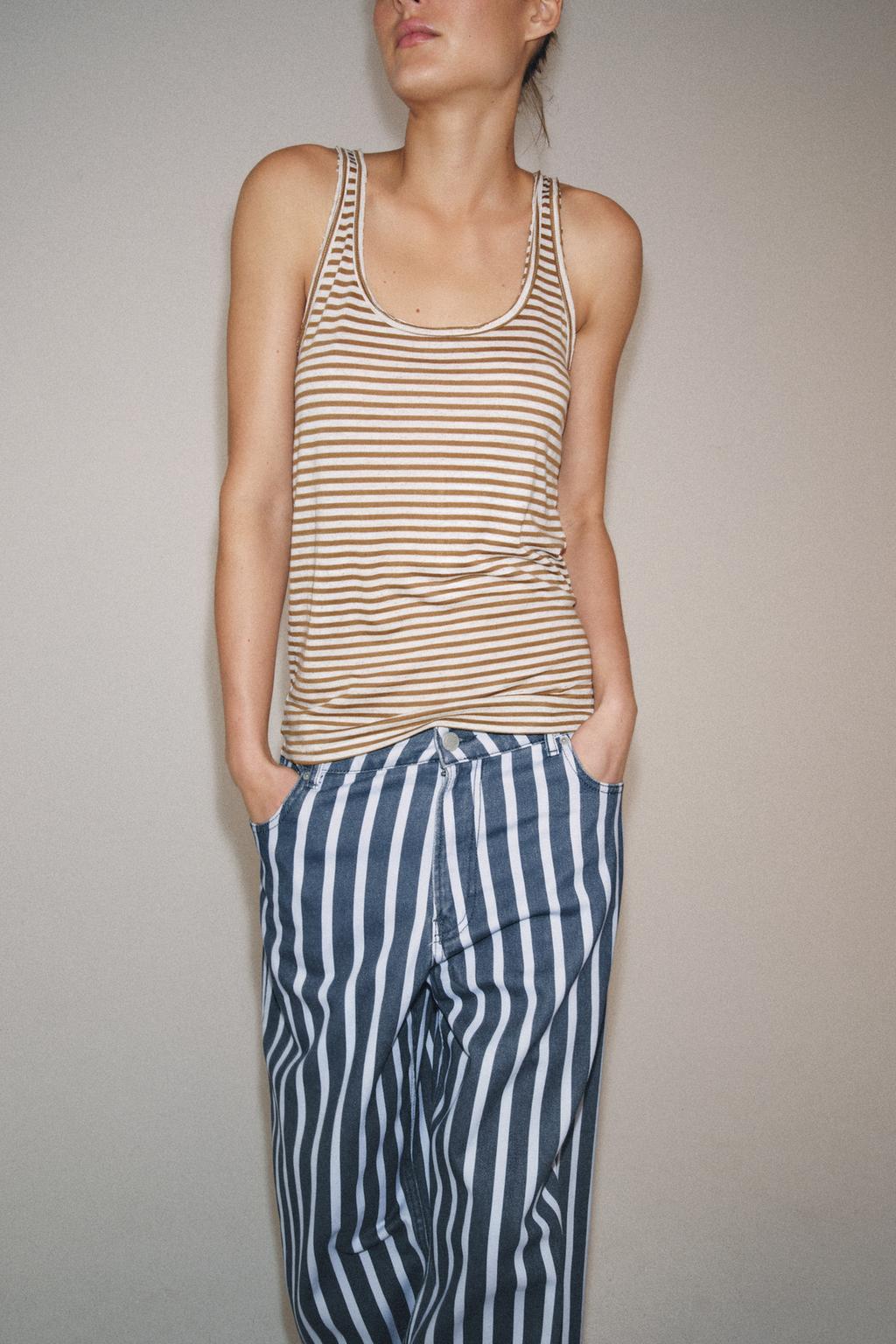 ФУТБОЛКА В ПОЛОСКУ В СТИЛЕ РУСТИК