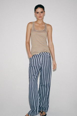 Футболка в полоску в стиле рустик- Заказать в России