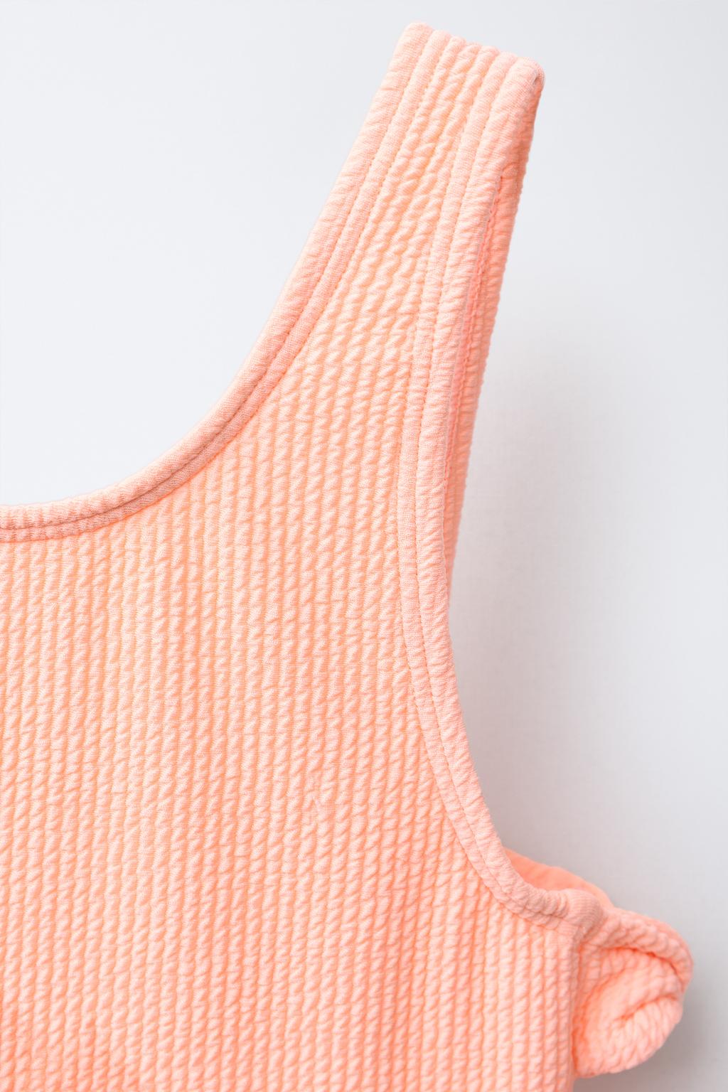 6–14 ЛЕТ/ СЛИТНЫЙ КУПАЛЬНИК С ВЫРЕЗАМИ И БАНТАМИ