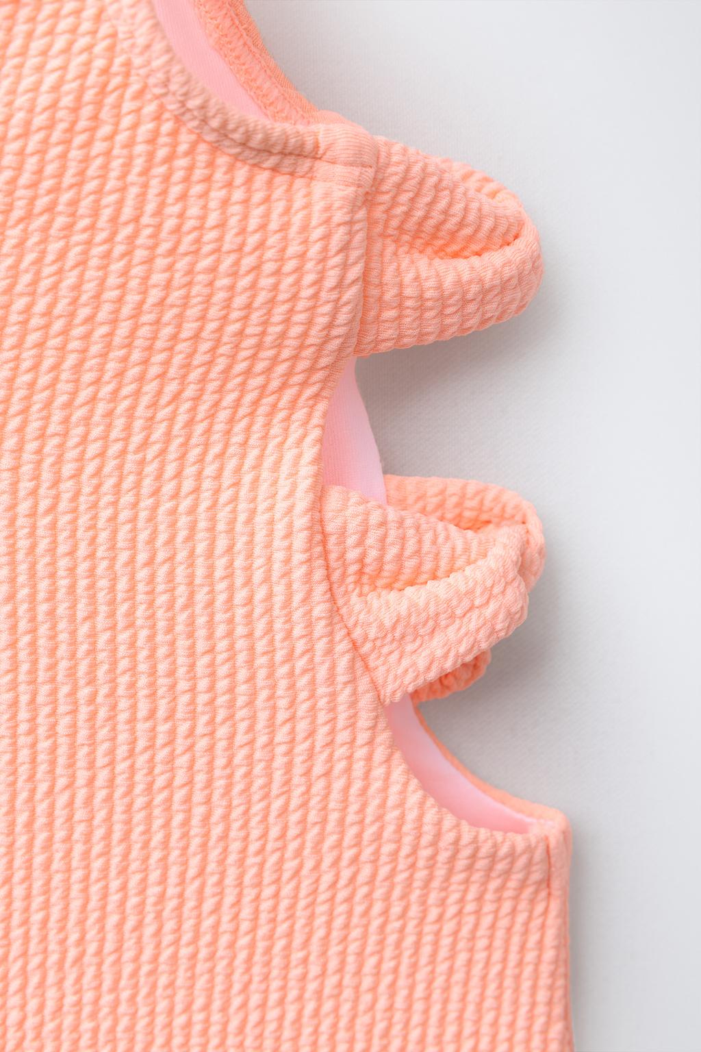 6–14 ЛЕТ/ СЛИТНЫЙ КУПАЛЬНИК С ВЫРЕЗАМИ И БАНТАМИ