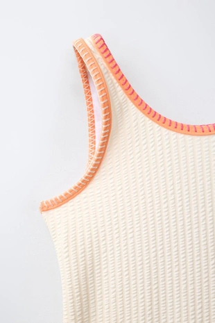 6-14 лет/купальник из жатой ткани с контрастной отделкой- Заказать в России