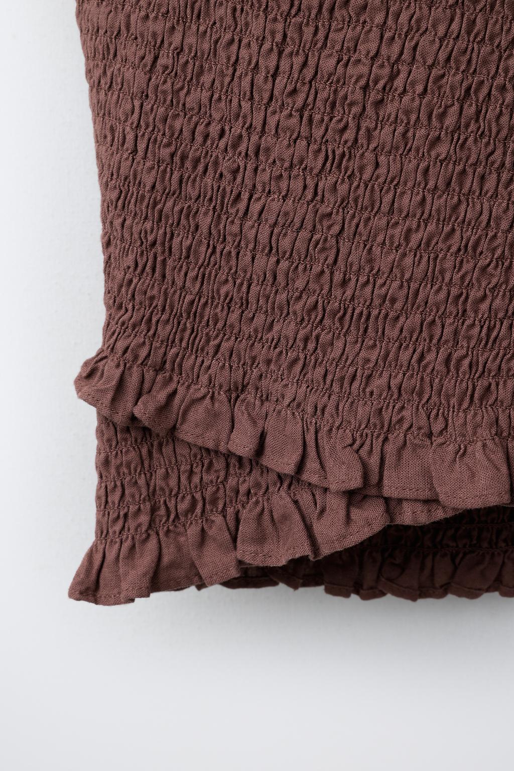 ФУТБОЛКА ИЗ ЛЬНА С УЗОРОМ «СОТЫ»