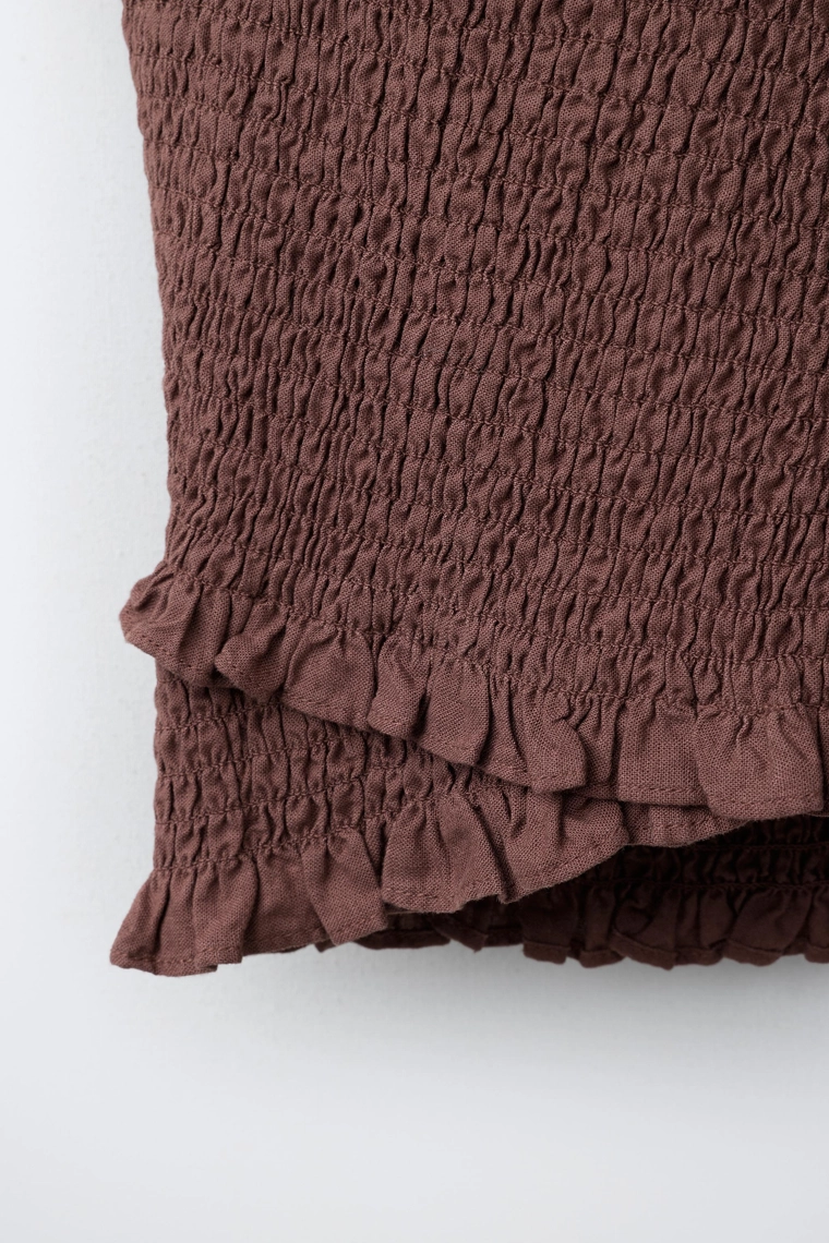 Топ смокинг из льна