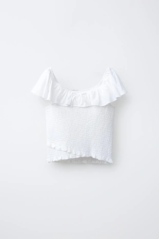 Футболка из льна «соты»