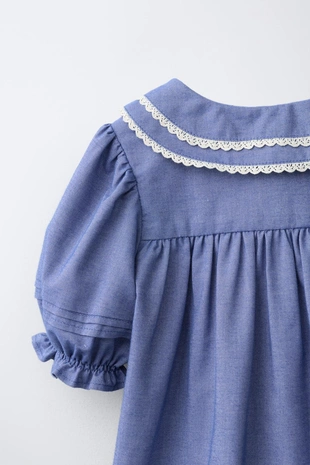 Блуза с контрастным кружевом- Заказать в России