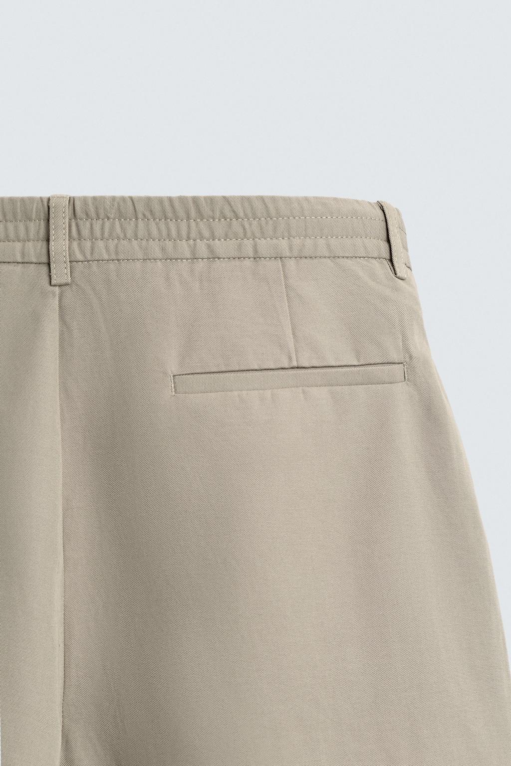 ШОРТЫ RELAXED FIT ИЗО ЛЬНА И ХЛОПКА