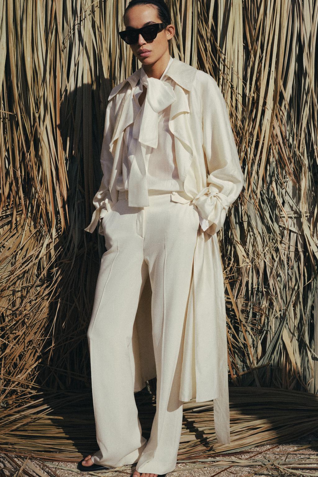 АТЛАСНАЯ РУБАШКА С ЗАВЯЗКАМИ — ZW COLLECTION