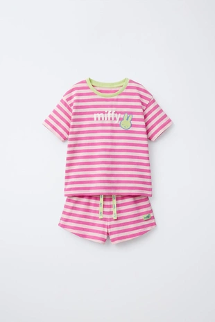 1,5–6 лет/пижама в полоску Miffy™ Mercis Bv ©- Заказать в России