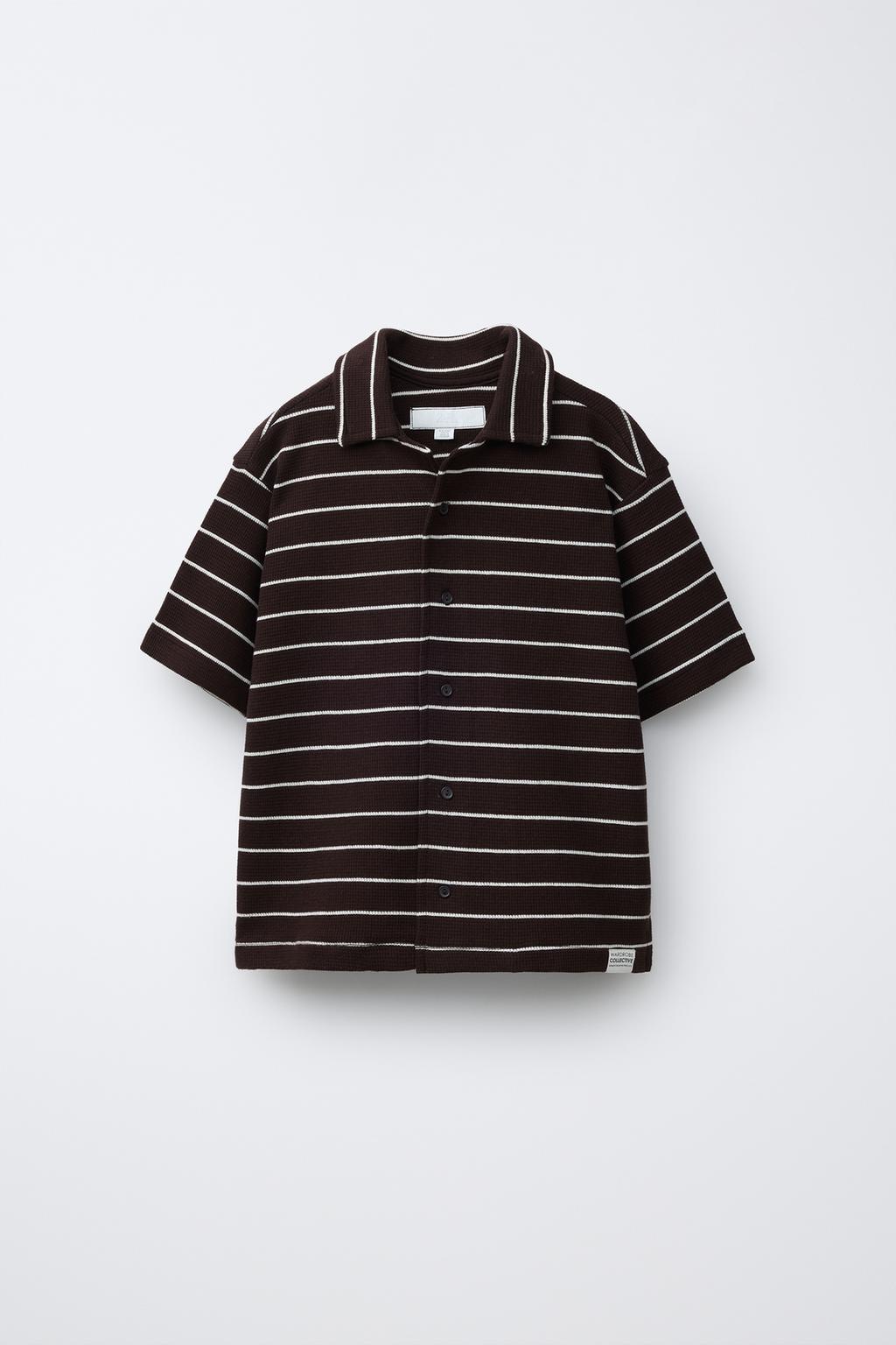 КОМПЛЕКТ ИЗ РУБАШКИ И ШОРТОВ В ПОЛОСКУ