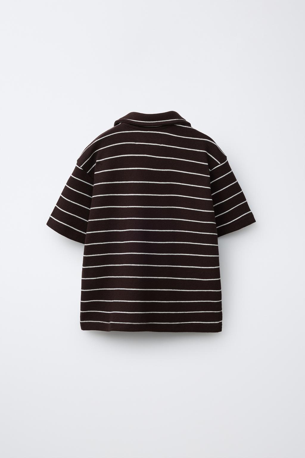 КОМПЛЕКТ ИЗ РУБАШКИ И ШОРТОВ В ПОЛОСКУ