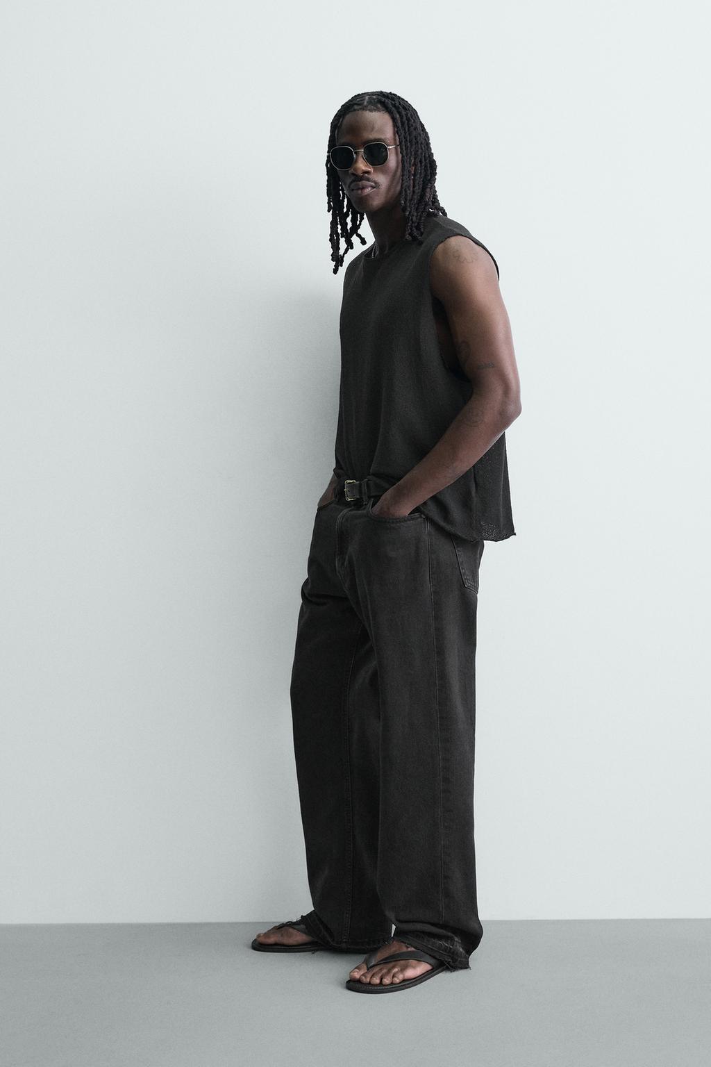 ТРИКОТАЖНЫЙ ТОП БЕЗ РУКАВОВ