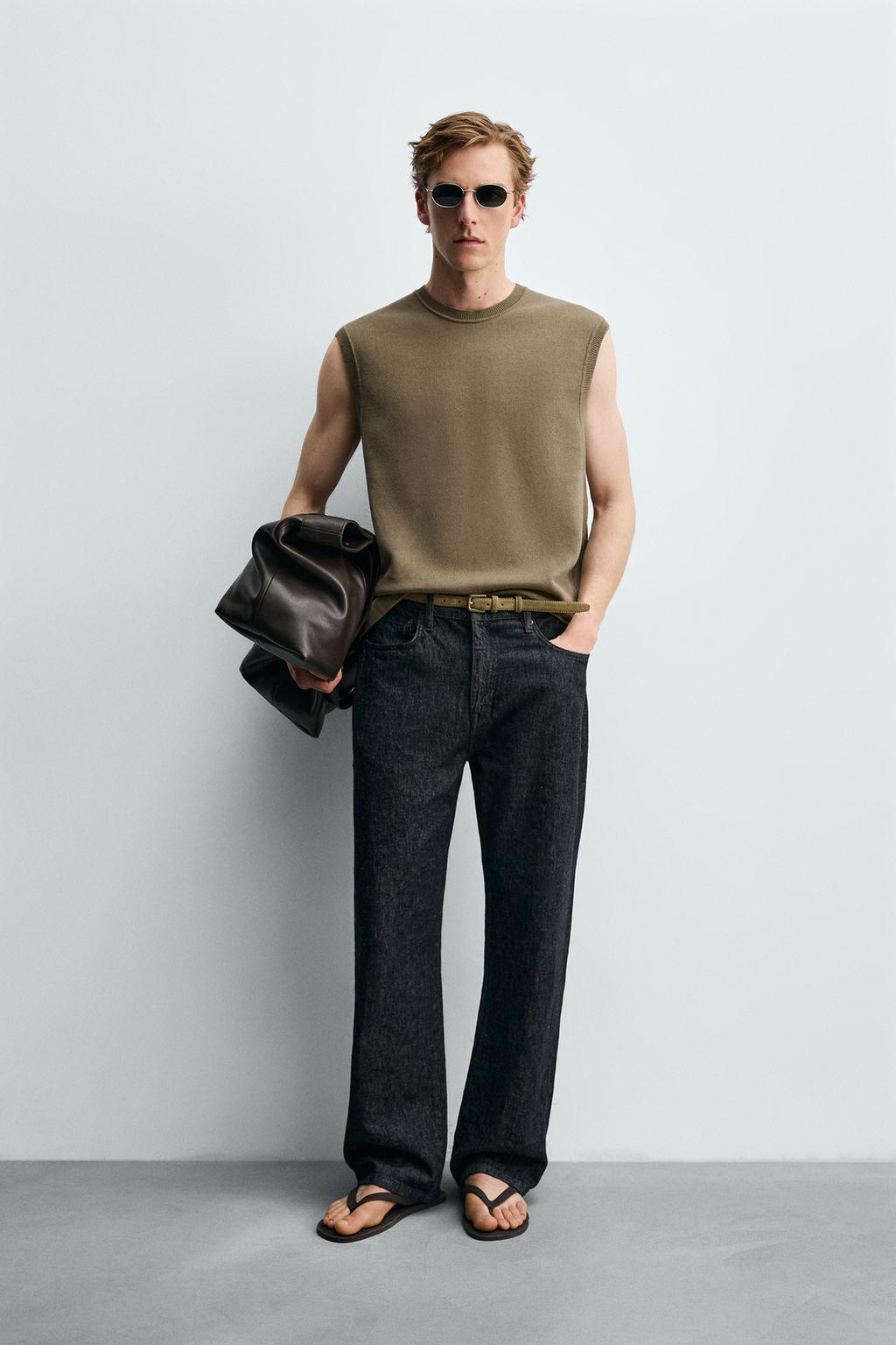 ЖИЛЕТ ИЗ РЕЛЬЕФНОГО ТРИКОТАЖА