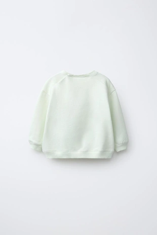 Толстовка с вышитым цыпленком из махровой ткани- Заказать в России