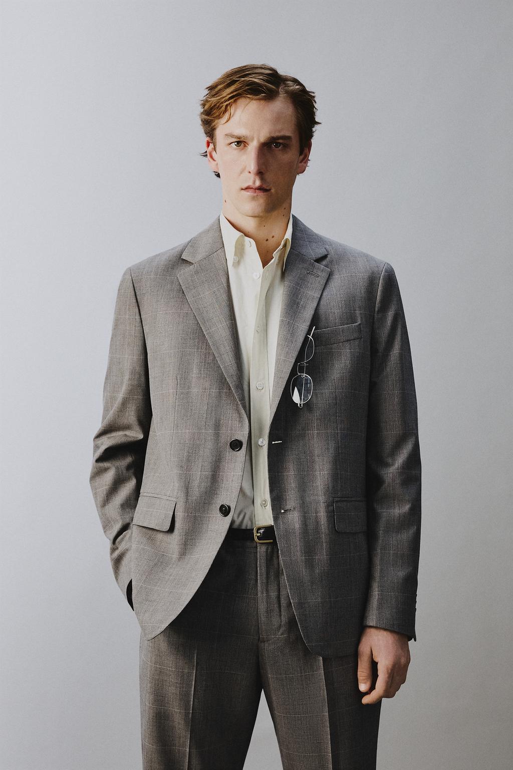 ПИДЖАК КОСТЮМНЫЙ В КЛЕТКУ