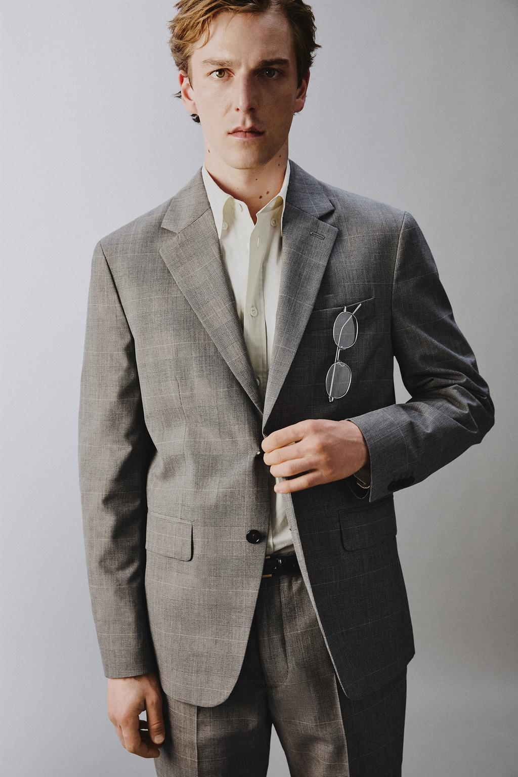 ПИДЖАК КОСТЮМНЫЙ В КЛЕТКУ