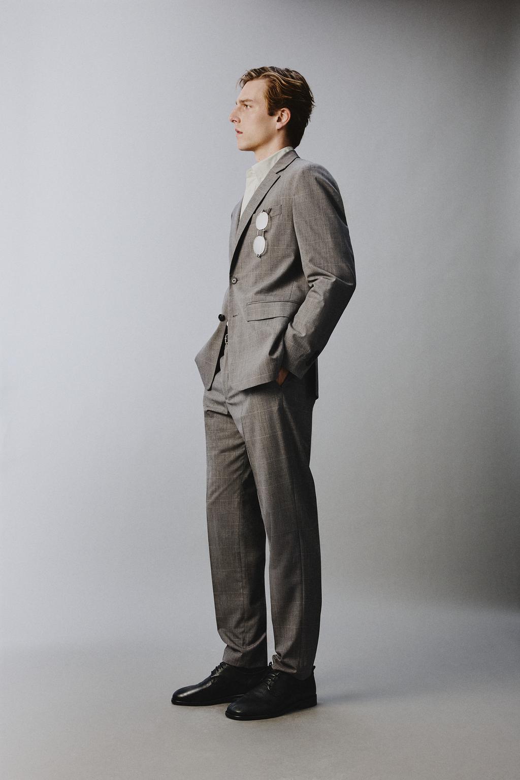 КОСТЮМНЫЕ БРЮКИ В КЛЕТКУ