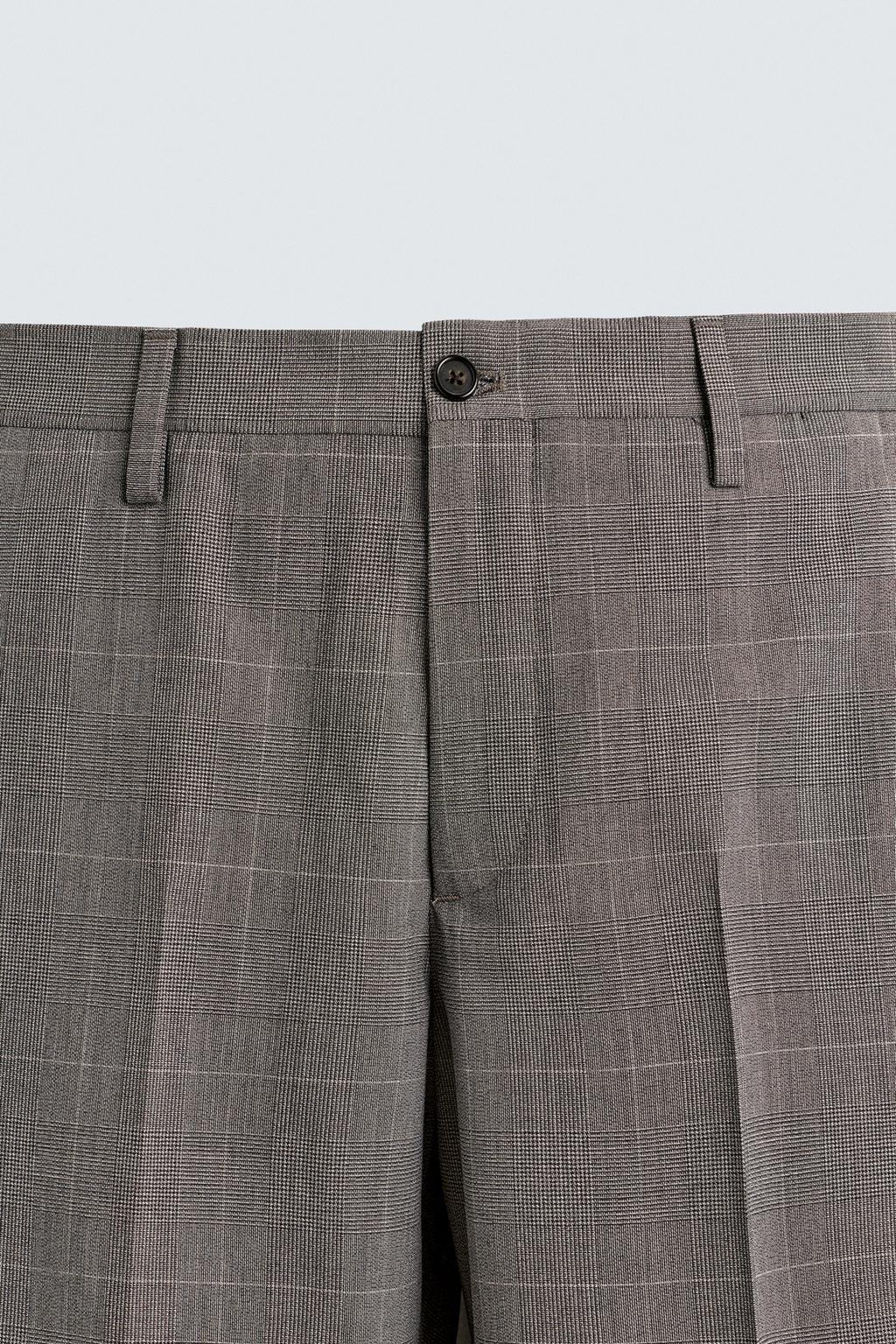 КОСТЮМНЫЕ БРЮКИ В КЛЕТКУ