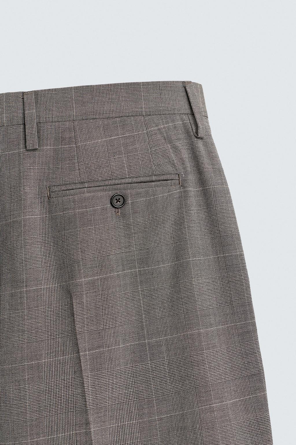 КОСТЮМНЫЕ БРЮКИ В КЛЕТКУ