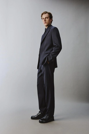 Костюмные брюки из 100% шерсти- Заказать в России