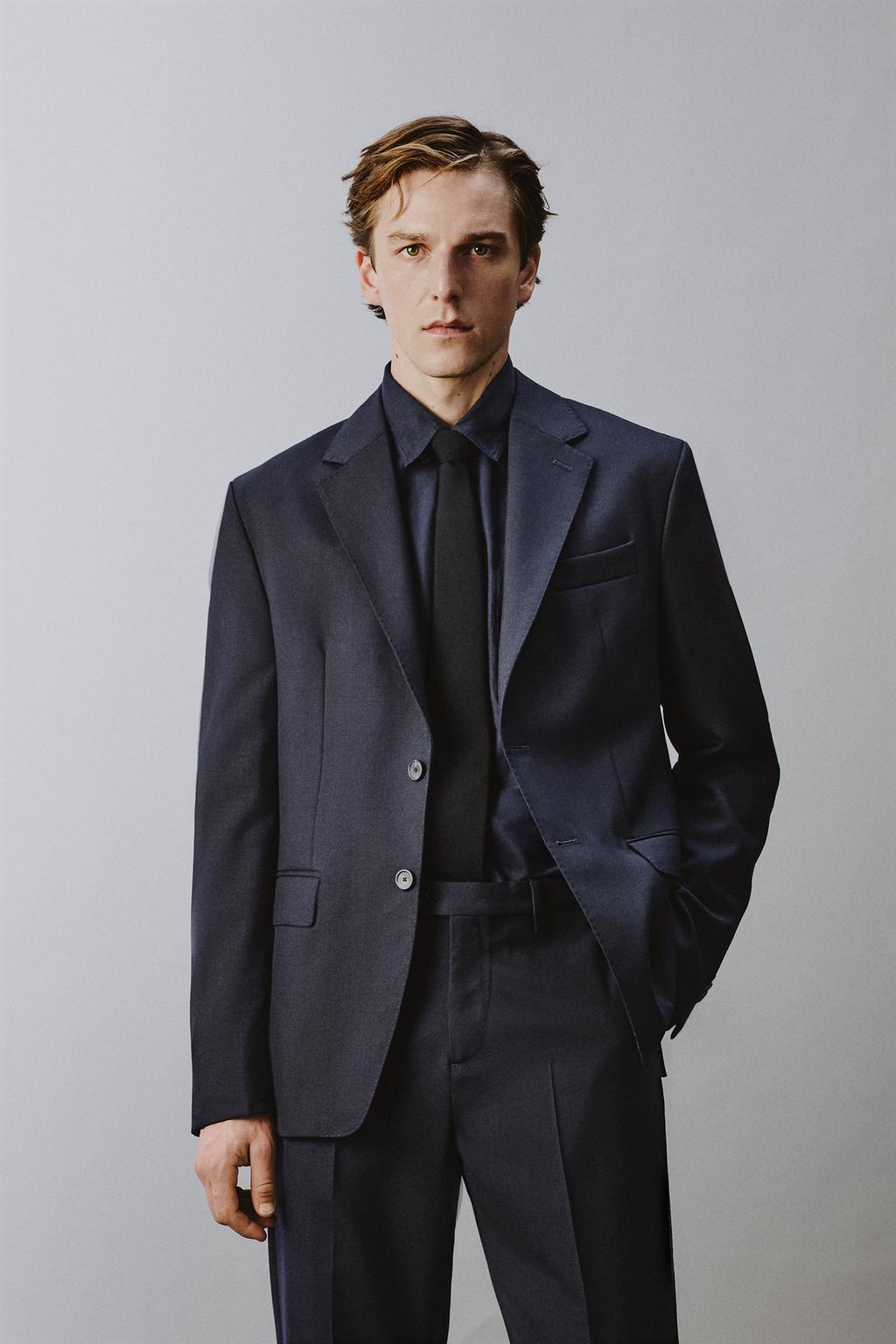 КОСТЮМНЫЙ БЛЕЙЗЕР ИЗ 100% ШЕРСТИ