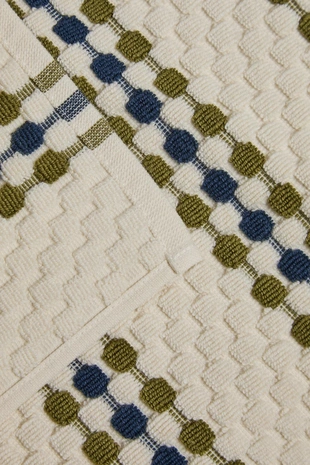 Велюровый коврик для ванной с геометрическим узором- Заказать в России