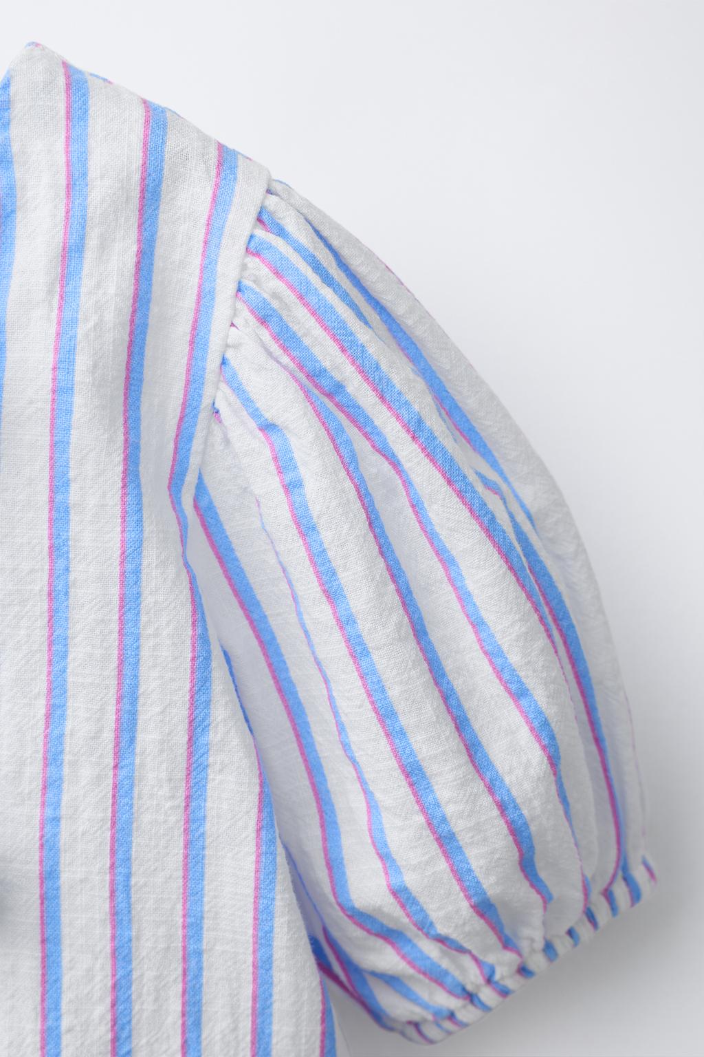 БЛУЗА В ПОЛОСКУ С БАНТИКАМИ