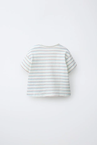 Майка в полоску с вышитой надписью- Заказать в России