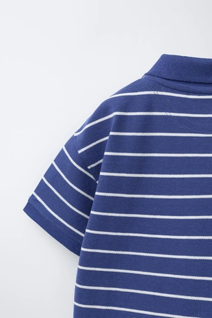 Поло в полоску