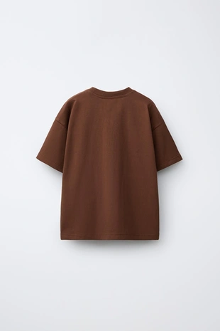 Однотонная футболка- Заказать в России