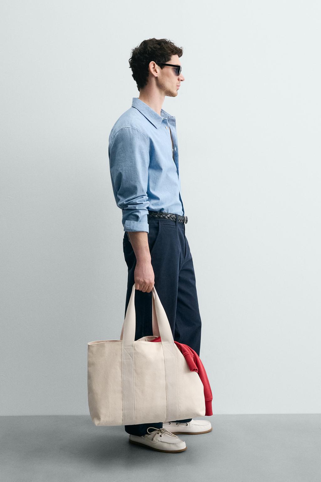 РУБАШКА REGULAR FIT ИЗ ШАМБРИ