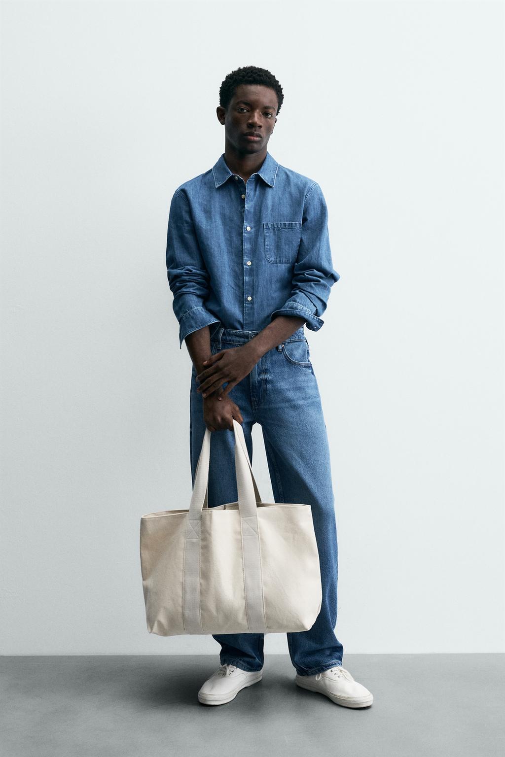 РУБАШКА ИЗ ШАМБРИ В СТИЛЕ стандартной посадки