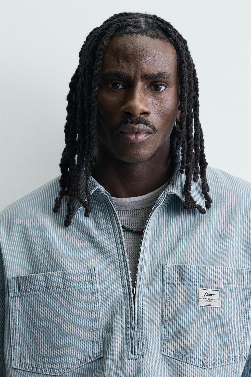 ПОЛО ОВЕРСАЙЗ В ПОЛОСКУ С ЭФФЕКТОМ ПОТЕРТОСТИ