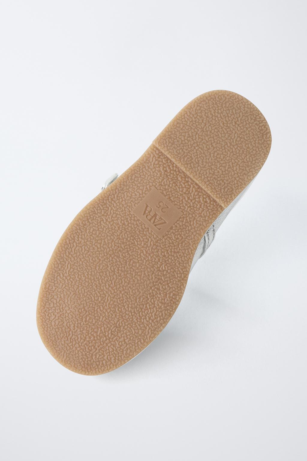 БАЛЕТКИ С МЕТАЛЛИЧЕСКИМ БЛЕСКОМ