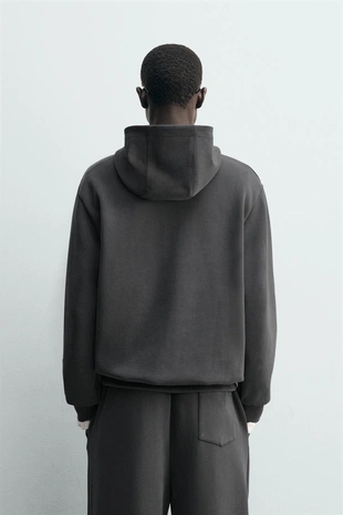 Худи с эффектом потертости Soft- Заказать в России