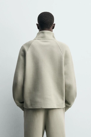 Толстовка из интерлока с молнией- Заказать в России